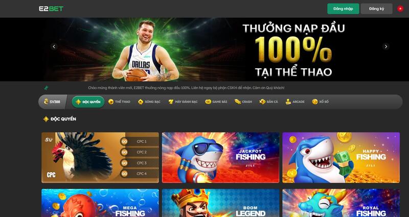 Tổng quan về E2bet